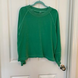 Old navy green balloon sweatshirt